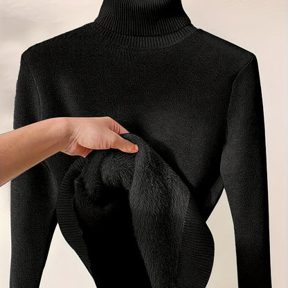 Selena | Cozy Lined High-Neck Sweater 12