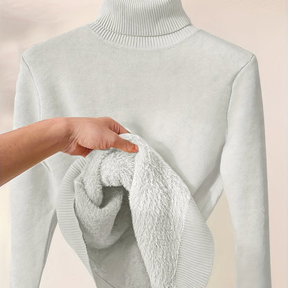 Selena | Cozy Lined High-Neck Sweater 13