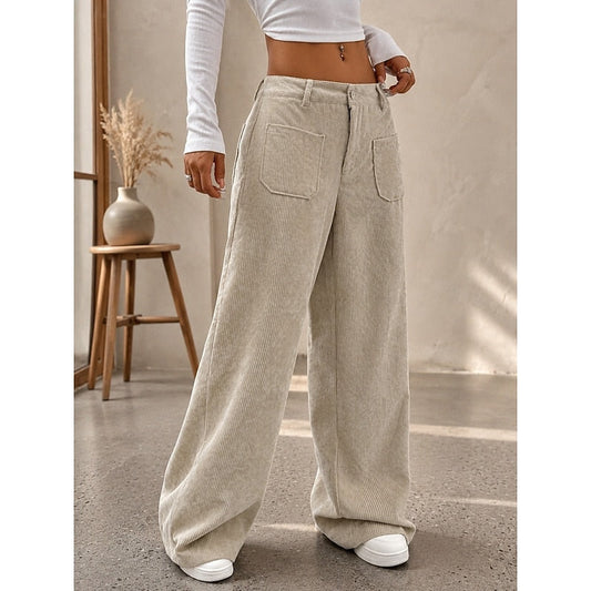Selene | High-Waist Wide-Leg Pants 0