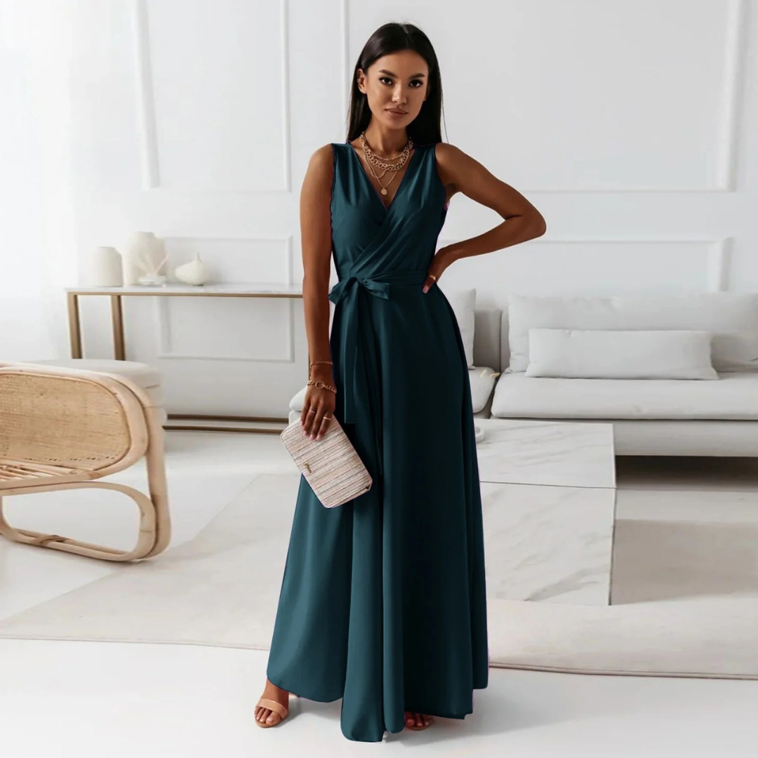 Selma | Women's Flowing Wrap Maxi Dress 1