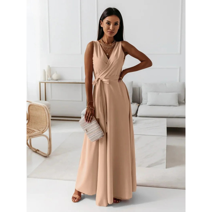 Selma | Women's Flowing Wrap Maxi Dress 4