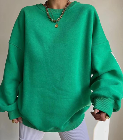 Women's Sweatshirt – Oversized Graphic Crewneck