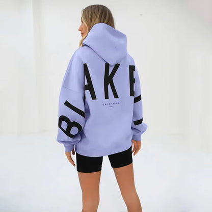 Women's Hoodie – Oversized, Graphic Back Print