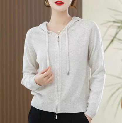 Tavira Knitted Cashmere Hoodie 2