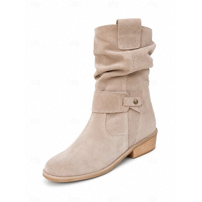 Tessa | Slouchy Buckle Ankle Boots 3