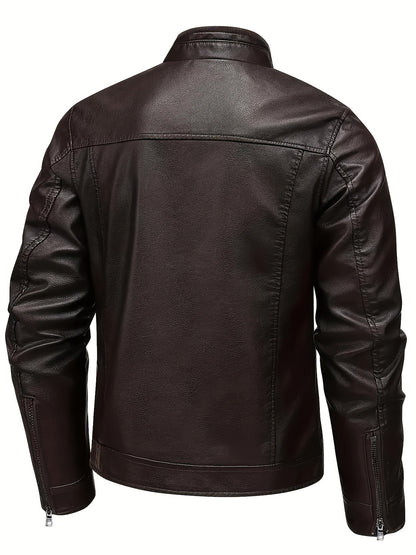 Tobias | Classic Stand-Collar Moto Jacket 2