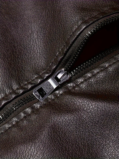 Tobias | Classic Stand-Collar Moto Jacket 7