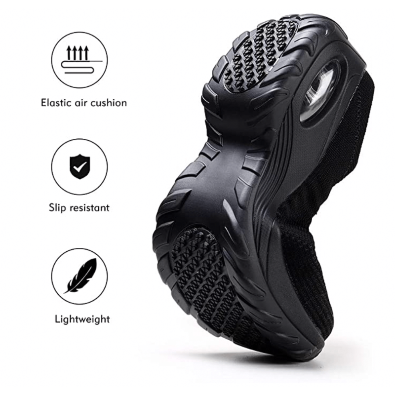 Women's Knit Slip On Sneakers with Air Cushion Sole