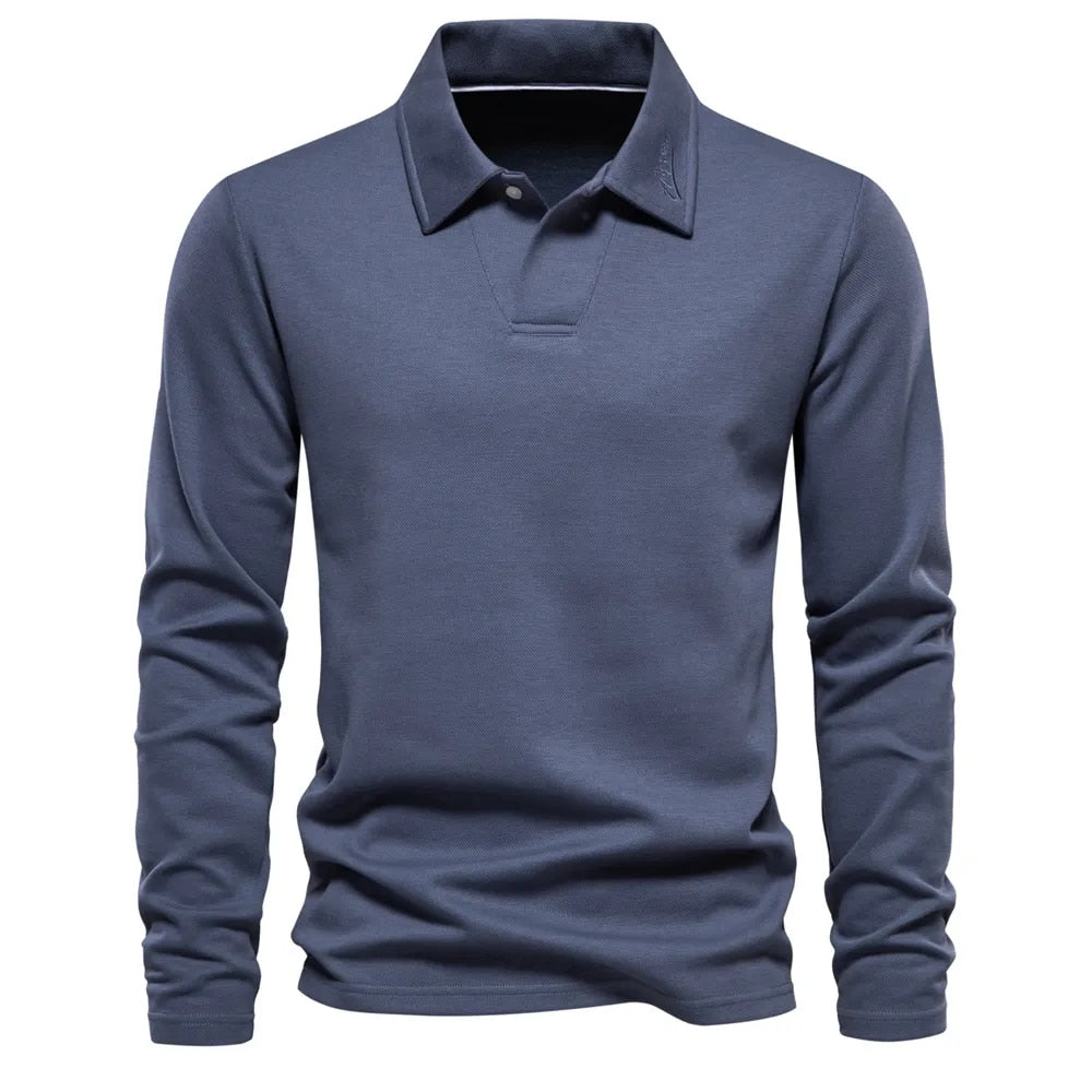 Men's Long Sleeve Polo Shirt