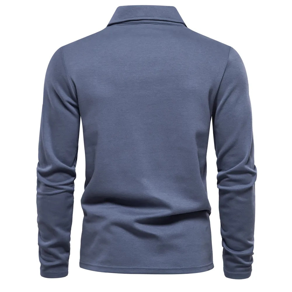 Men's Long Sleeve Polo Shirt