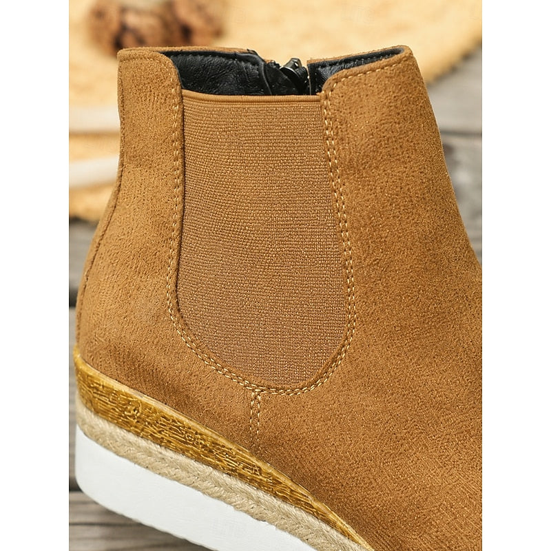 Vera | Cozy Wedge Ankle Boots 3