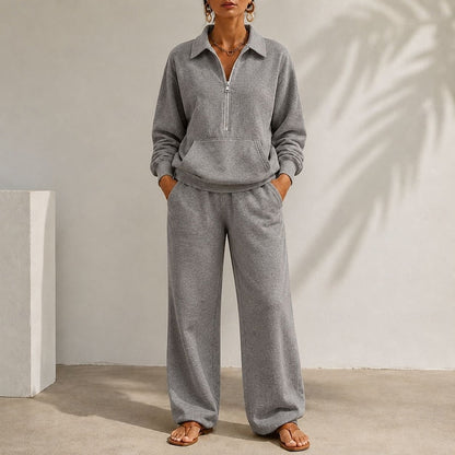 Waverly | Relaxed Zip-Collar Two-Piece Set 1