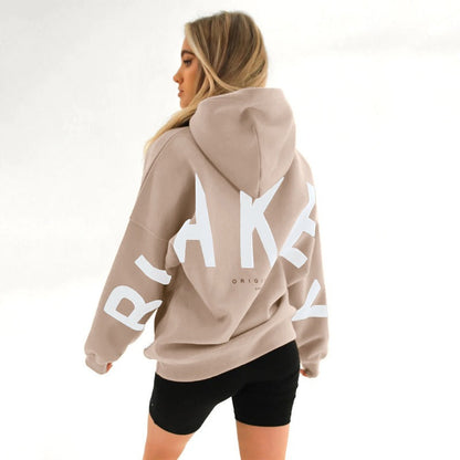 Women's Hoodie – Oversized, Graphic Back Print