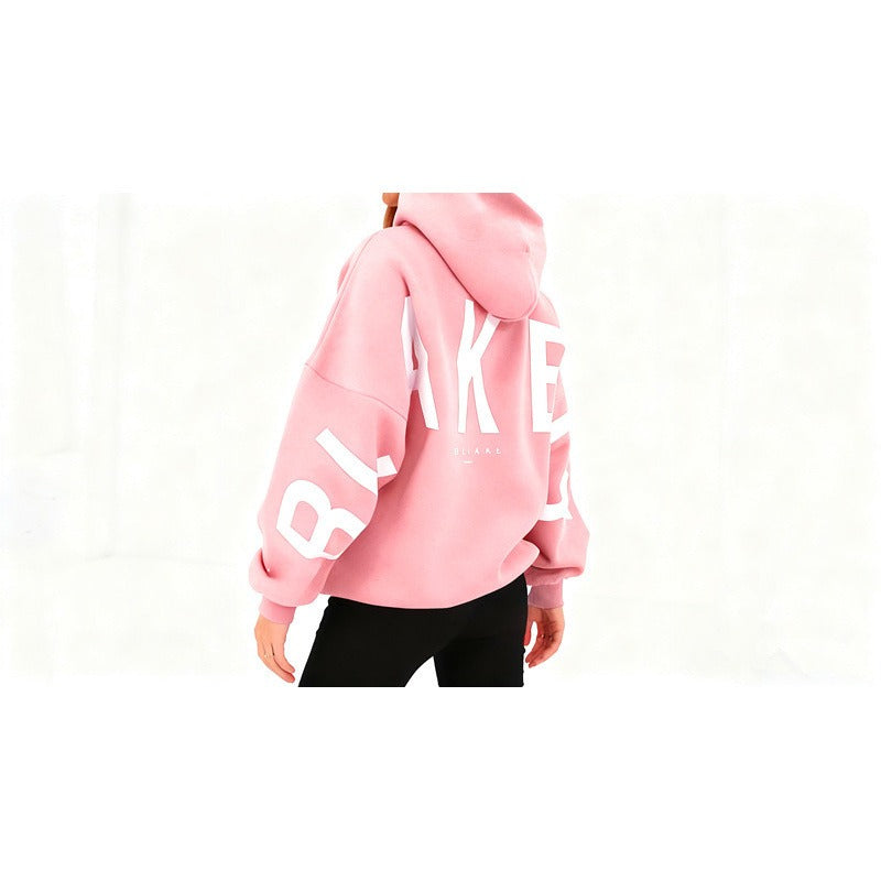 Women's Hoodie – Oversized, Graphic Back Print