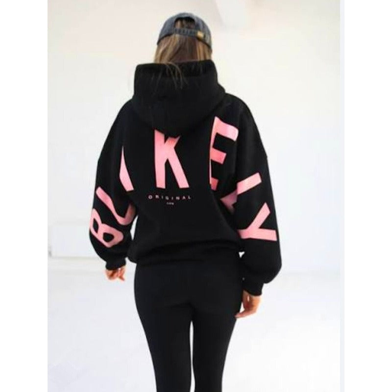 Women's Hoodie – Oversized, Graphic Back Print