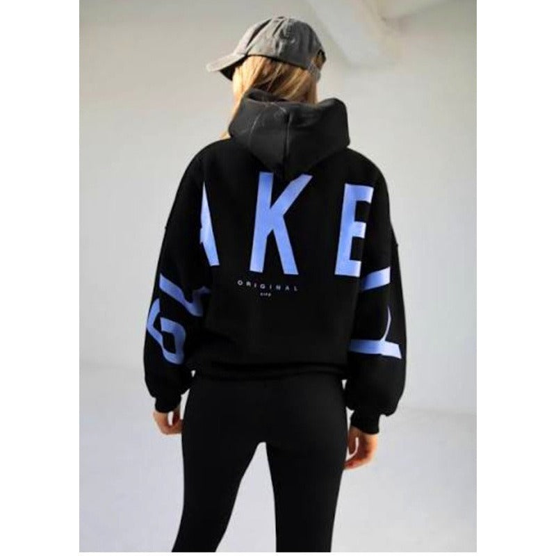 Women's Hoodie – Oversized, Graphic Back Print