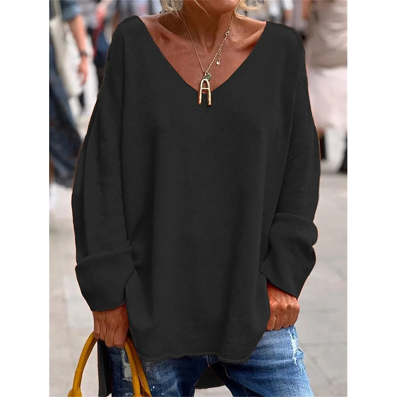Willow | Relaxed V-Neck Pullover 6