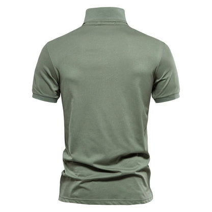 Men's Slim Fit Short Sleeve Polo Shirt