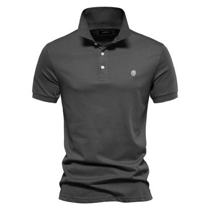 Men's Slim Fit Short Sleeve Polo Shirt