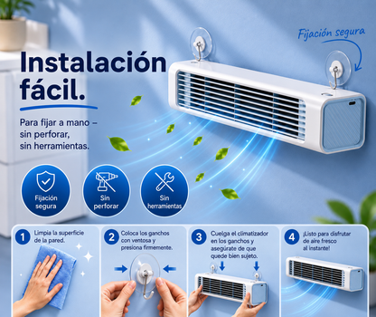 Enfriador de aire de ventana compacto - Aire acondicionado
