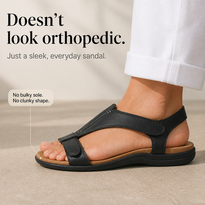 Women's Slingback Sandals – Adjustable Straps, Arch Support