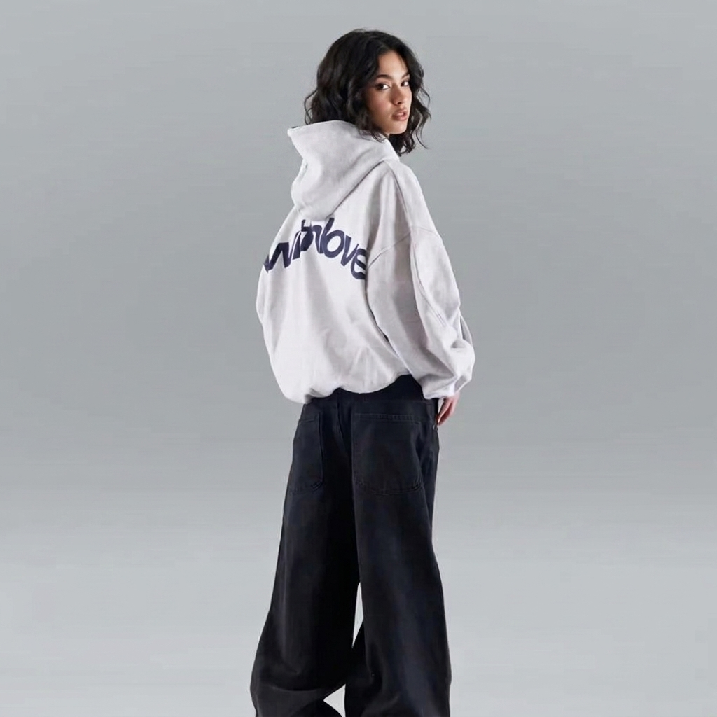Women's Hoodie – Oversized Statement Back Print