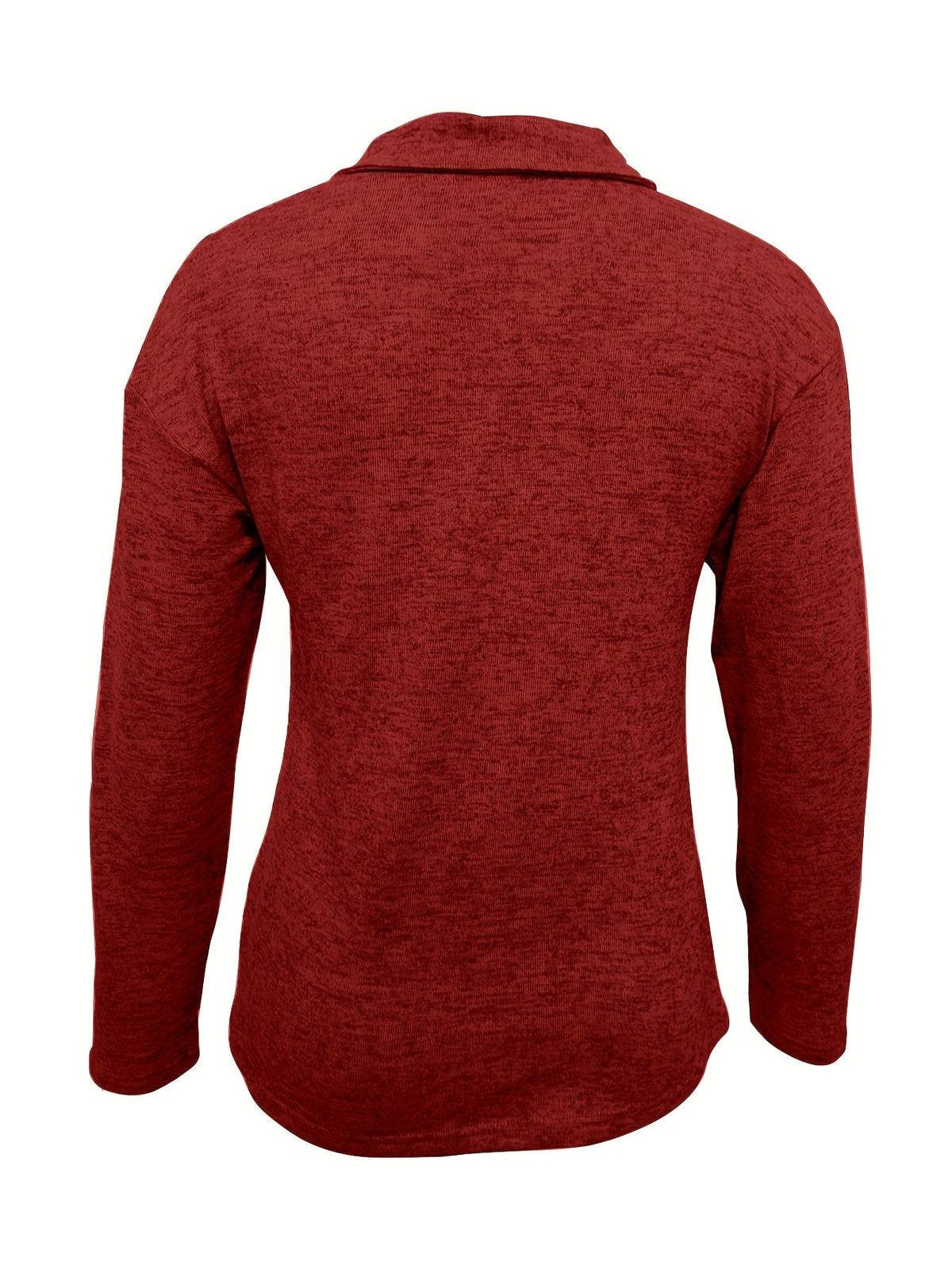 Women's Half-Zip Long Sleeve Top with Collar