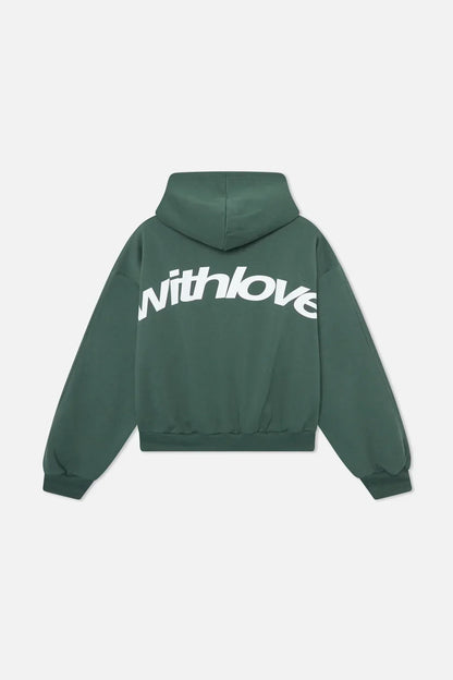 Women's Hoodie – Back Graphic Print, Relaxed Fit