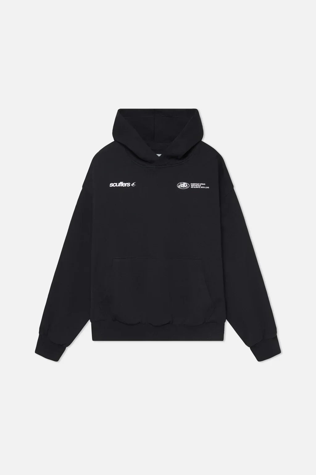Women's Oversized Hoodie – Back Graphic, Dropped Shoulder