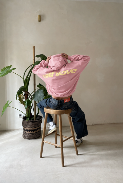 Women's Hoodie – Back Graphic Print, Relaxed Fit