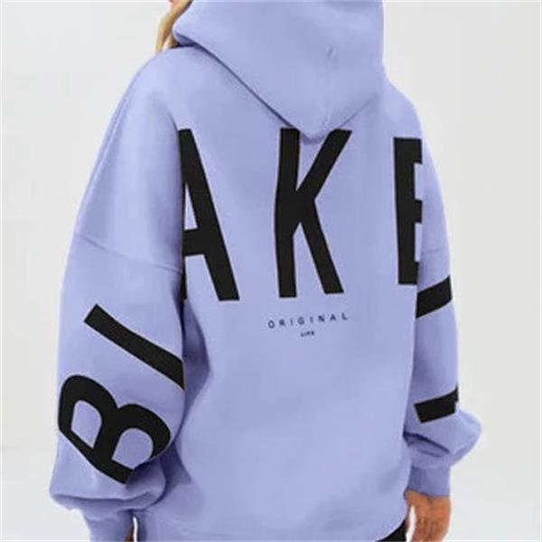 Women's Hoodie – Oversized, Graphic Back Print