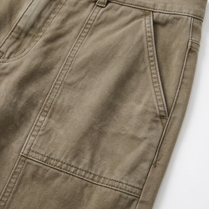 Women's High Waist Tapered Utility Pants with Seams