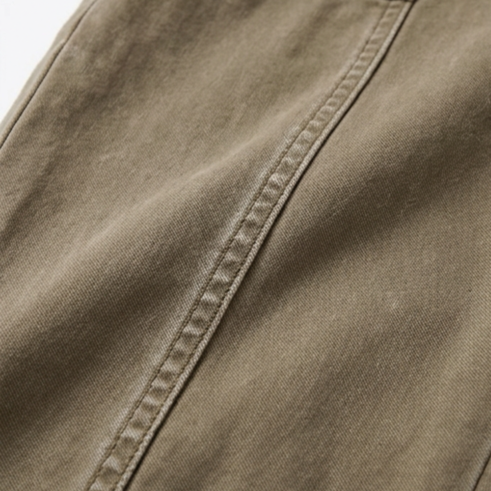 Women's High Waist Tapered Utility Pants with Seams