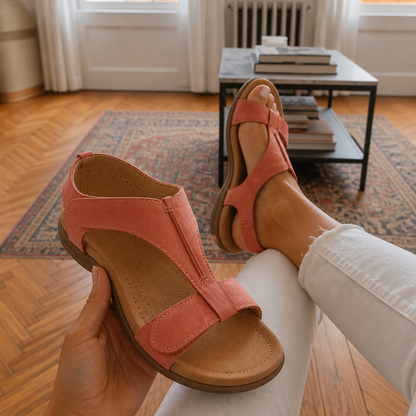 Women's Slingback Sandals – Adjustable Straps, Arch Support